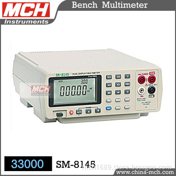 33000 Counts Dual Display Digital Bench Multimeter (SM-8145)